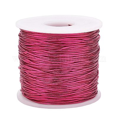 Золотая шелковая эластичная нить EW-WH0003-10A-01-1