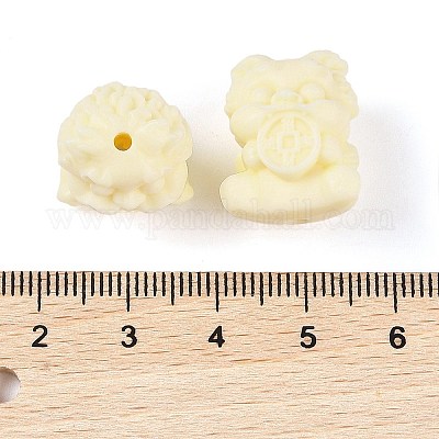 Бусины из синтетической ракушки и смолы BSHE-G036-20-1