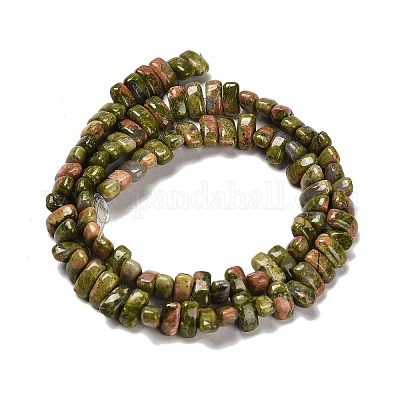 Природные Unakite бисер нитей G-Q167-B17-01-1