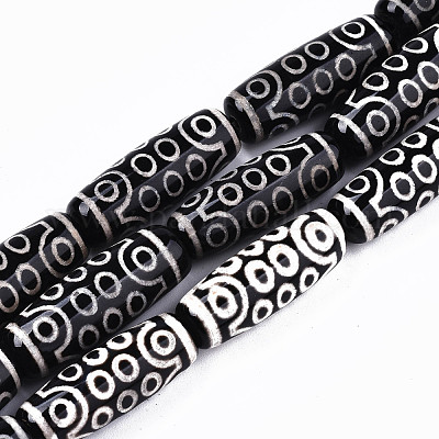 Тибетского стиля DZI бисер нитей G-T131-33-1