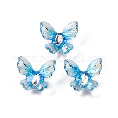 Кабошоны из радужной смолы CRES-R459-02B-1