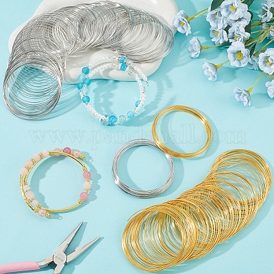 200шт. 2-х цветная стальная проволока с эффектом памяти FIND-SP0002-08-1