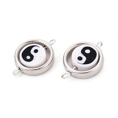 Полимерные глиняные бусины с пластиковой оправой ccb подвески CLAY-T022-35M-01A-1