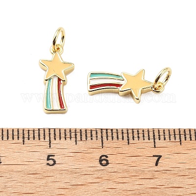 Латунь эмаль подвески KK-L237-028G-05-1