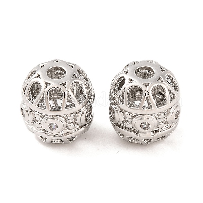 Латунные микропаве из прозрачного кубического циркония KK-S389-15P-1