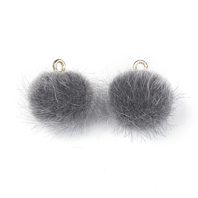 Подвески из искусственного норкового меха DIY-TAC0007-44N-1