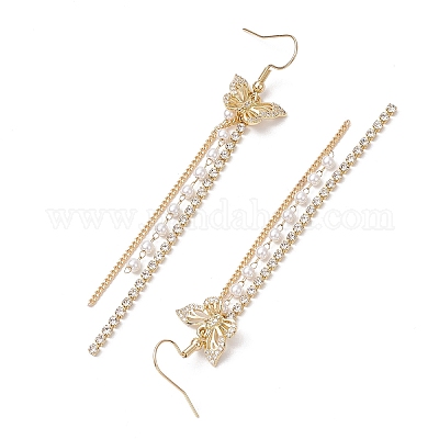 Серьги-подвески из нержавеющей стали 304 EJEW-JE06320-1