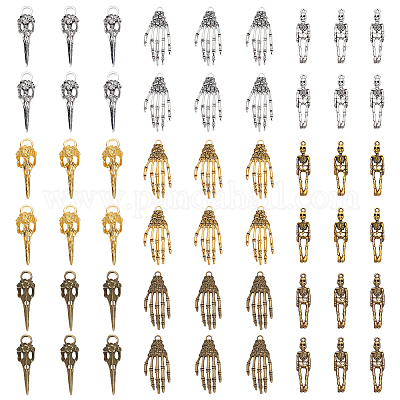 54шт 9 стиля подвески из сплава в тибетском стиле FIND-FG0002-88-1