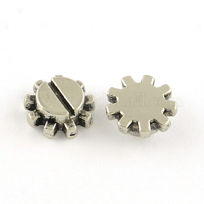 Тибетском стиле сплава кабошоны TIBE-Q051-13AS-LF-1