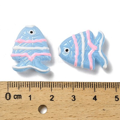 Выпечка окрашенные стеклянные бусины LAMP-I032-01D-1