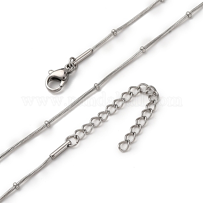 Ожерелья-спутнички из нержавеющей стали 304 толщиной 0.9 мм NJEW-T016-21B-P-1