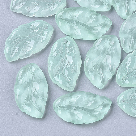 Прозрачный лак окрашенные стеклянные подвески X1-GLAA-T013-02-C02-1