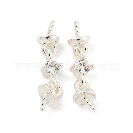 Латунный микро-паве кубический цирконий KK-B096-12S-1