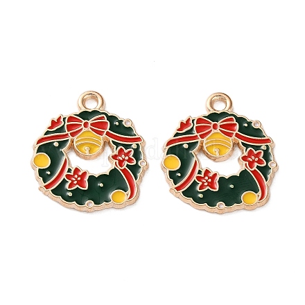 Подвески из эмали и сплава ENAM-I061-01KCG-25-1