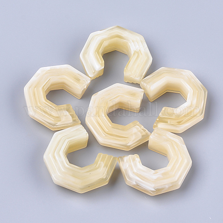 Акриловые бусины OACR-T008-08K-1