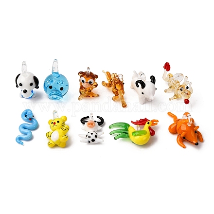 Подвески лэмпворк ручной работы LAMP-XCP0001-19-1