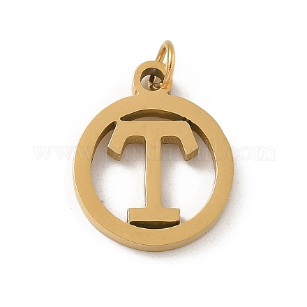 Подвески из нержавеющей стали 304 с соединительным кольцом STAS-R001-02G-T-1