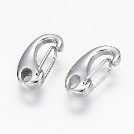 Фурнитура для брелока-застежки-кнопки из нержавеющей стали 304 STAS-G143-11D-1