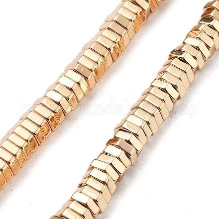 Гальванические нити из синтетических немагнитных гематитовых бусин G-M095-G01-03KCG-1