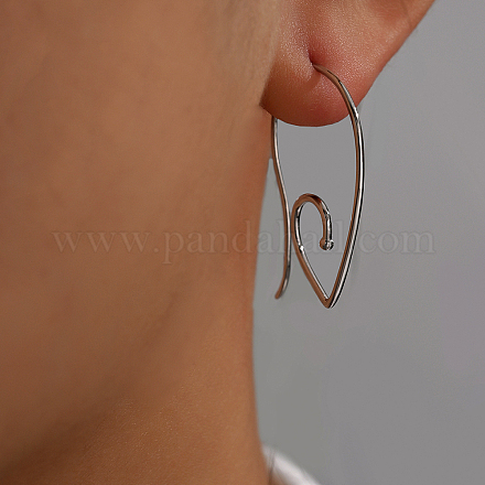 Шикарные серебряные серьги-капли 925 для повседневной носки и особых случаев QN8565-1