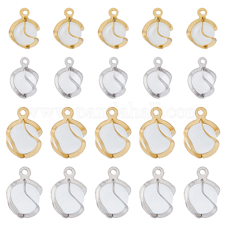 32 шт. 4 подвески кошачий глаз STAS-FH0002-01-1