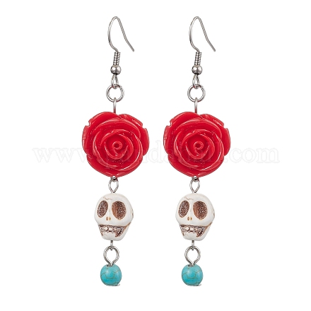 Серьги-подвески из нержавеющей стали 304 EJEW-JE05994-1