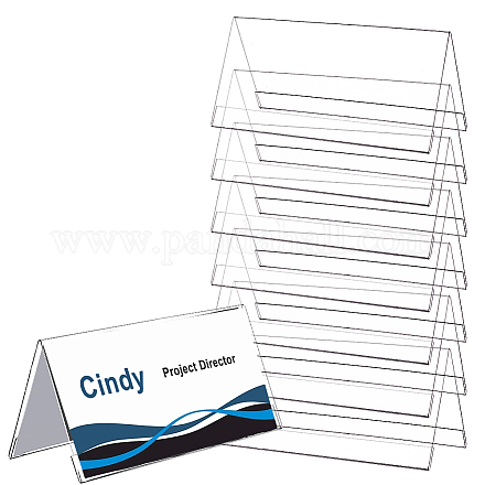 Акриловый держатель для палатки с номером стола AJEW-WH0473-49B-1