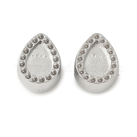 Европейские бусины из нержавеющей стали 304 STAS-D307-03A-P-1