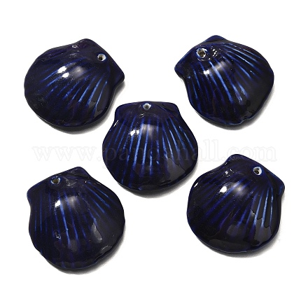 Фарфора ручной работы подвески PORC-O003-01B-05-1