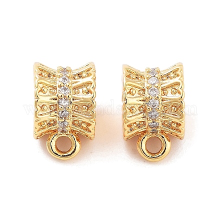 Латунные поручни из прозрачного кубического циркония с микропаве KK-S394-06B-1