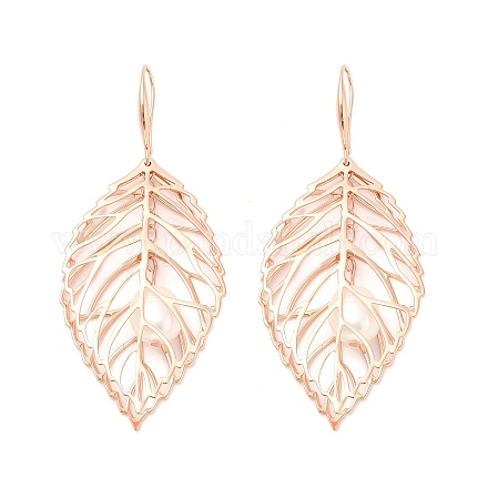 Серьги из латуни для женщин EJEW-M260-26RG-1