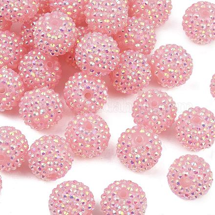 AB-цвет смолы горный хрусталь бисер RESI-S315-18x20-19-1