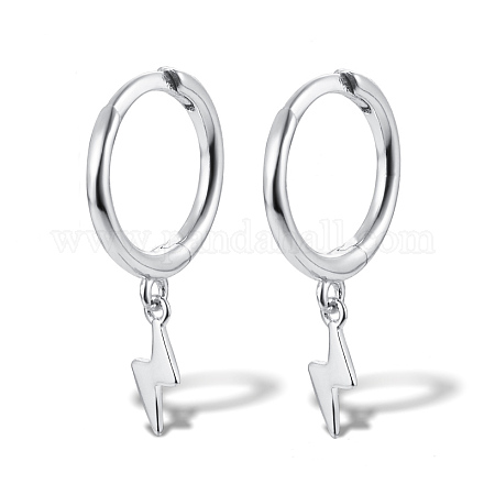 Серьги-гвоздики с молниями из стерлингового серебра s925 с цирконом OB5526-10-1