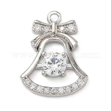 Латунные микро проложить кубического циркония подвески KK-H521-02C-P-1