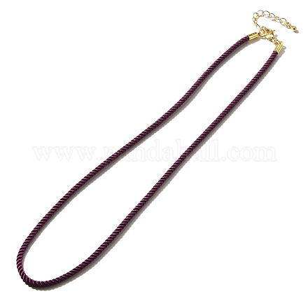 Изготовление ожерелья из нейлонового миланского шнура MAK-M028-01G-09-1