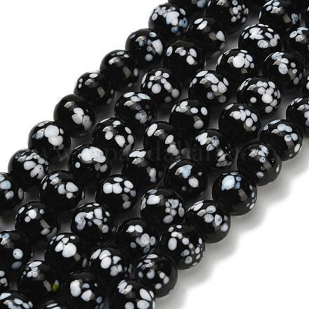 Бусы лэмпворк ручной работы&nbsp;LAMP-H071-01B-06-1