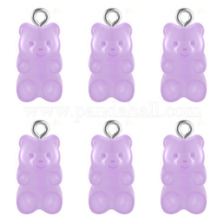 Прозрачные смоляные подвески HJEW-TAC0007-02F-1