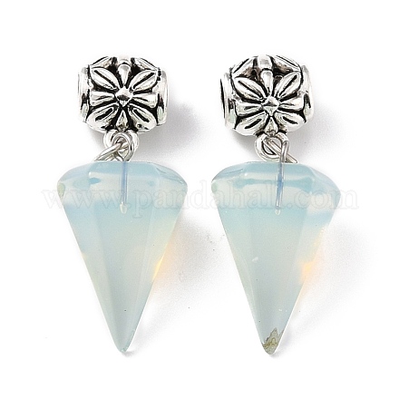 Опалитовые европейские подвески с подвесками PALLOY-C155-01AS-1