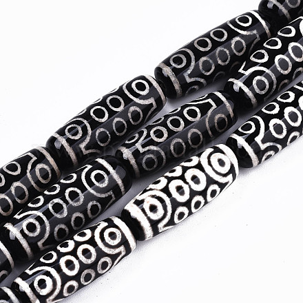 Тибетского стиля DZI бисер нитей G-T131-33-1