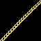 Unwelded Iron Curb Chains, with Spool, Light Gold, 3.4x2.4x0.7mm, about 328.08 Feet(100m)/roll