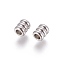 Non-Tarnish 202 Stainless Steel Beads, Column, Stainless Steel Color, 5x4mm, Hole: 2mm