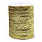 1 Roll Glitter Sparkle Ribbon, Polyester & Nylon Ribbon, Yellow, 3/8 inch(9.5~10mm), about 50yards/roll(45.72m/roll)