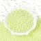 Glass Seed Beads, Ceylon, Round, Green Yellow, 3mm, Hole: 1mm, about 2222pcs/100g