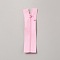 Alloy Zipper, with Nylon Frame, Doll Making Supplies, Pearl Pink, 9x2.6x0.1cm
