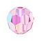 Preciosa® Crystal Beads, Czech Crystal, 451 19 602 Round, 70010 200 Rose AB, 6mm, Hole: 1.2mm