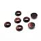 Dyed & Heated Natural Tiger Eye Gemstone Cabochons, Half Round, 8x4mm
