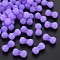 Imitation Jelly Acrylic Beads, Bone Shapes, Dark Orchid, 9x17.5x8.5mm, Hole: 1.8mm, about 600pcs/500g