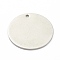 Non-Tarnish 304 Stainless Steel Pendants, Stamping Blank Tag, Flat Round, Stainless Steel Color, 15x1mm, Hole: 1.4mm