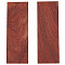 Unfinished Sandalwood for Knife Handle Crafts, Rectangle, Saddle Brown, 12.2x4.2x1.05cm