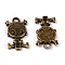 Zinc Alloy Pendants, DIY Accessories for Jewelry Making, Girl, Antique Bronze, 22.5x13x2.5mm, Hole: 2.5mm